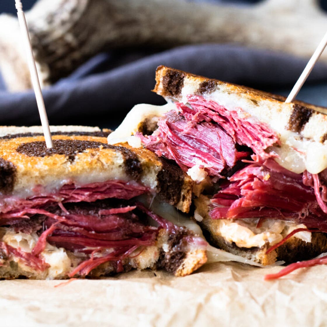 Venison Reuben Sandwich