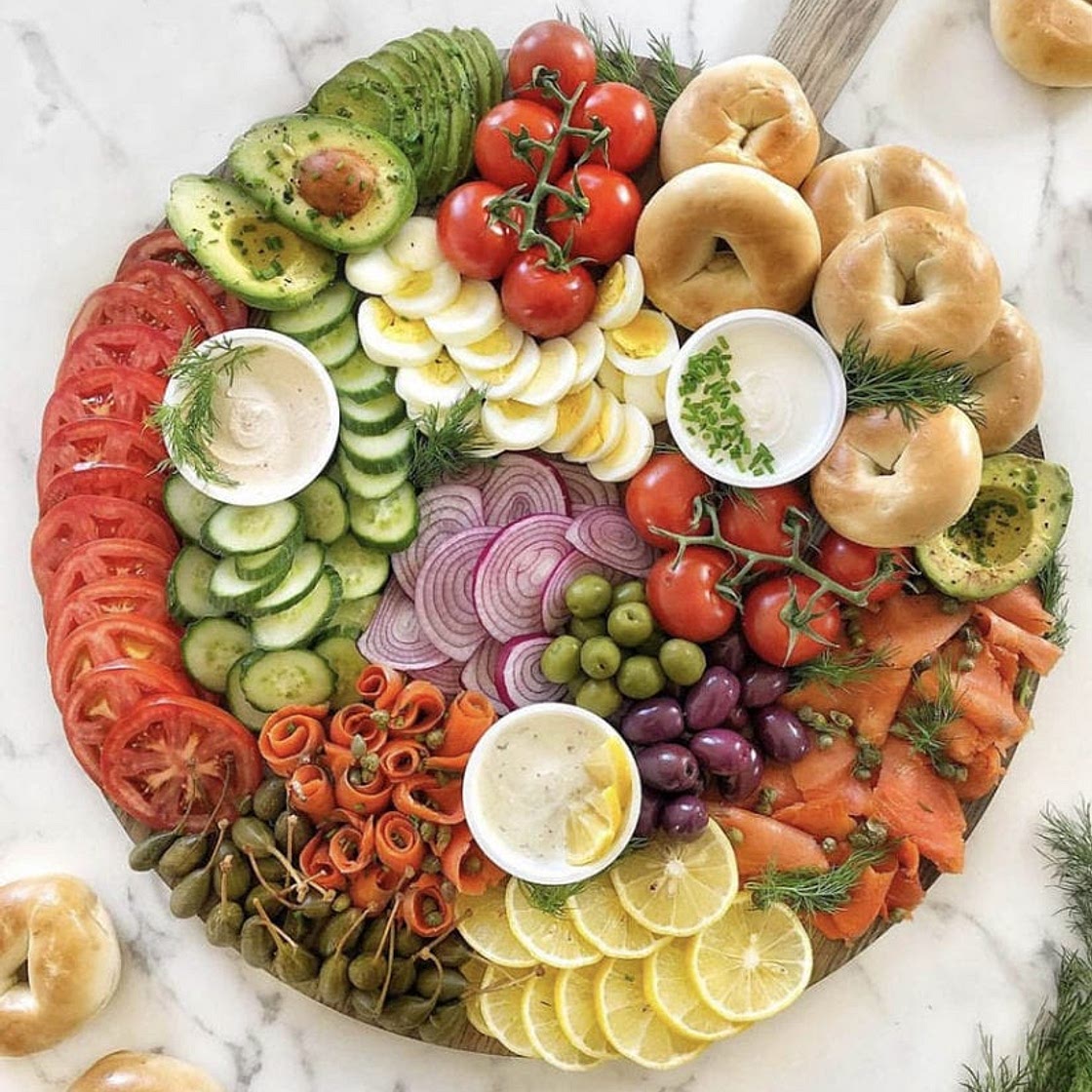 Bagel Charcuterie Board