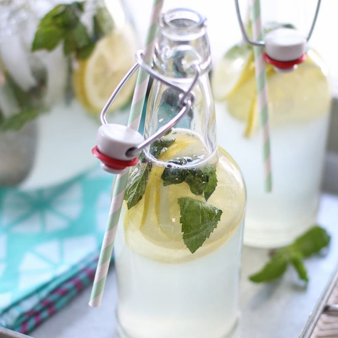 Sparkling Mint Lemonade