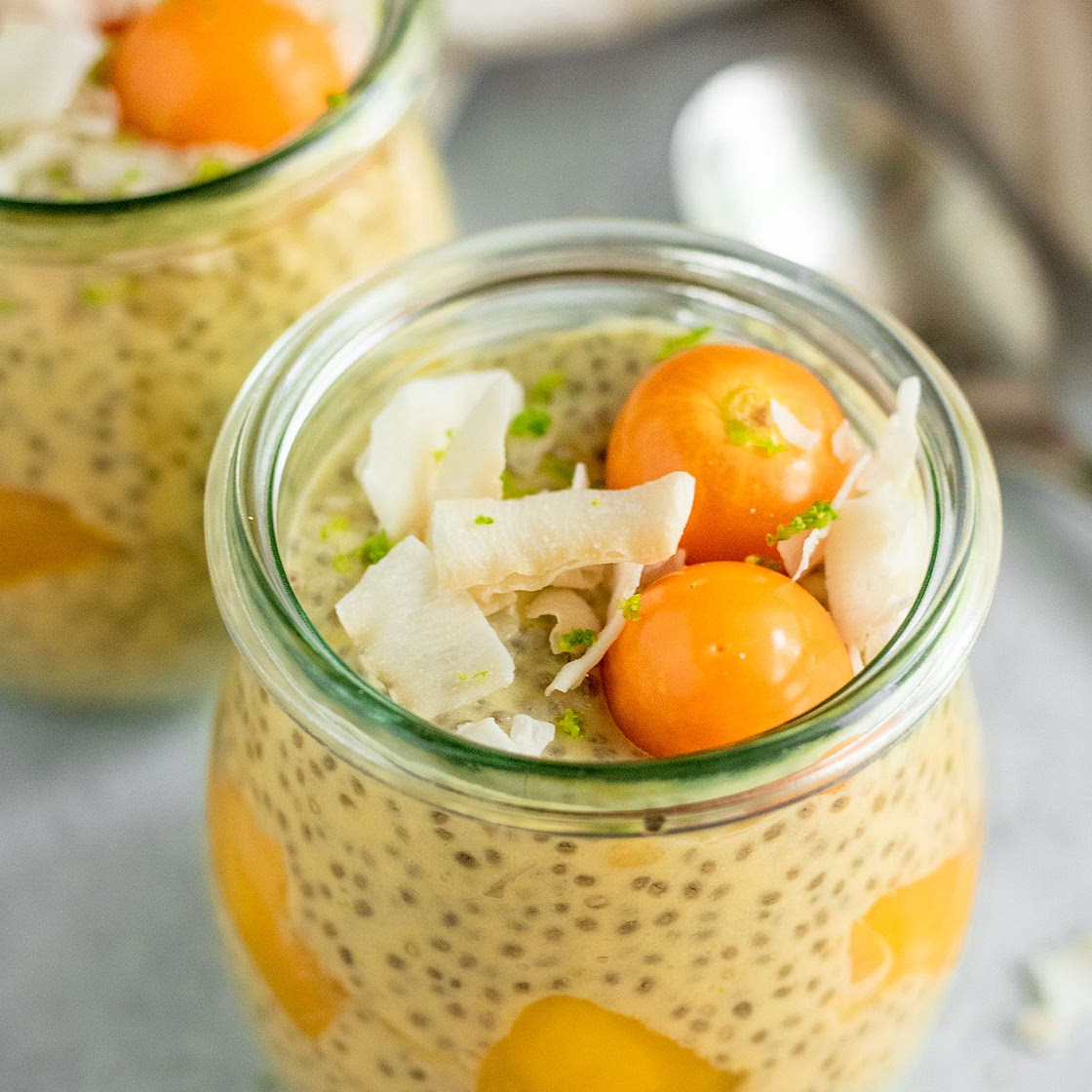 Mango Lime Chia Pudding