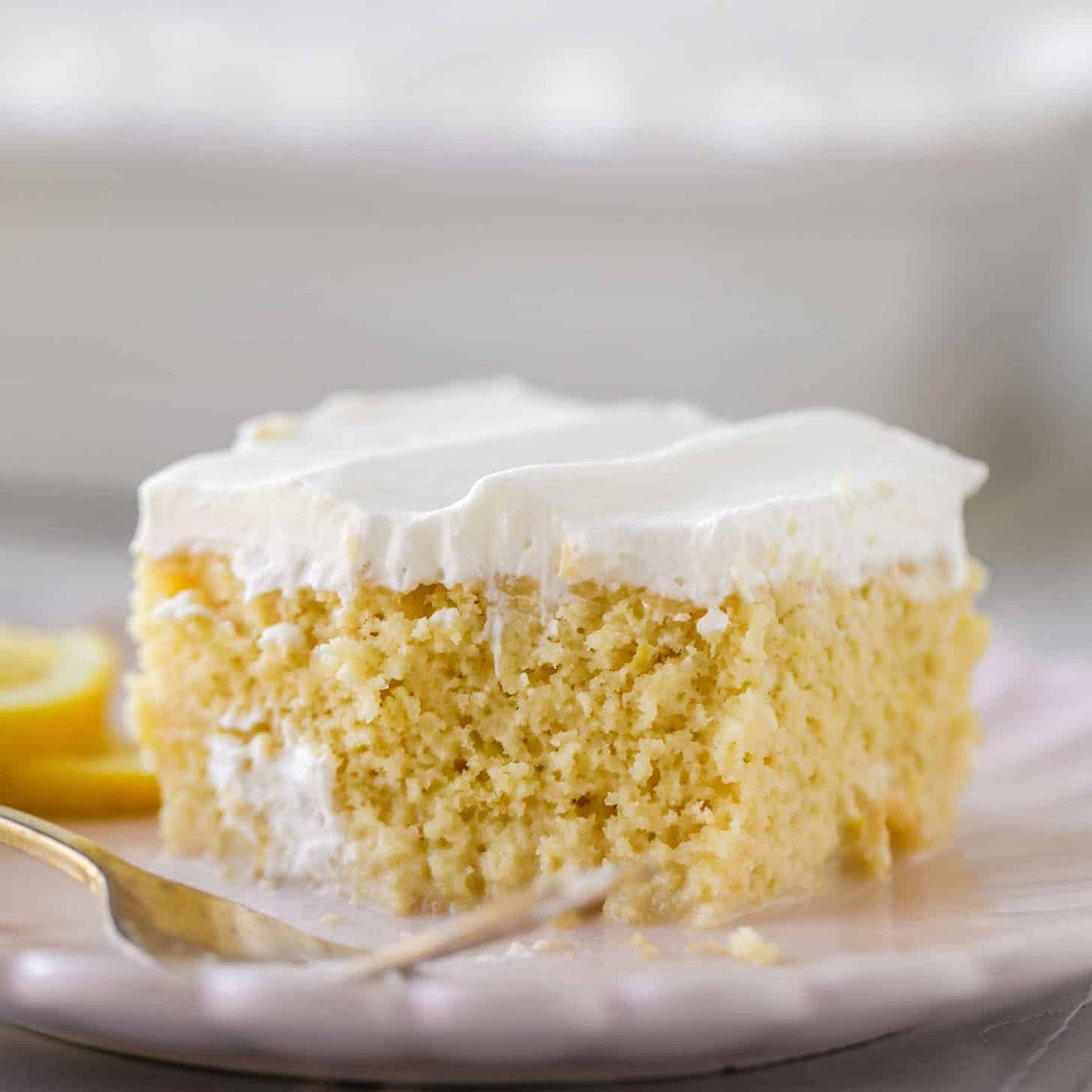 Lemon Tres Leches Cake