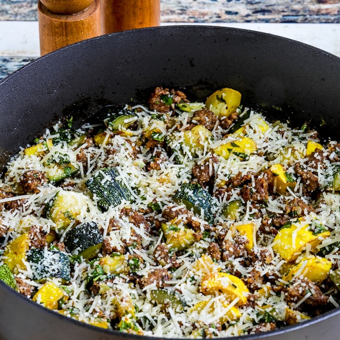 Italian Sausage and Zucchini Skillet Meal