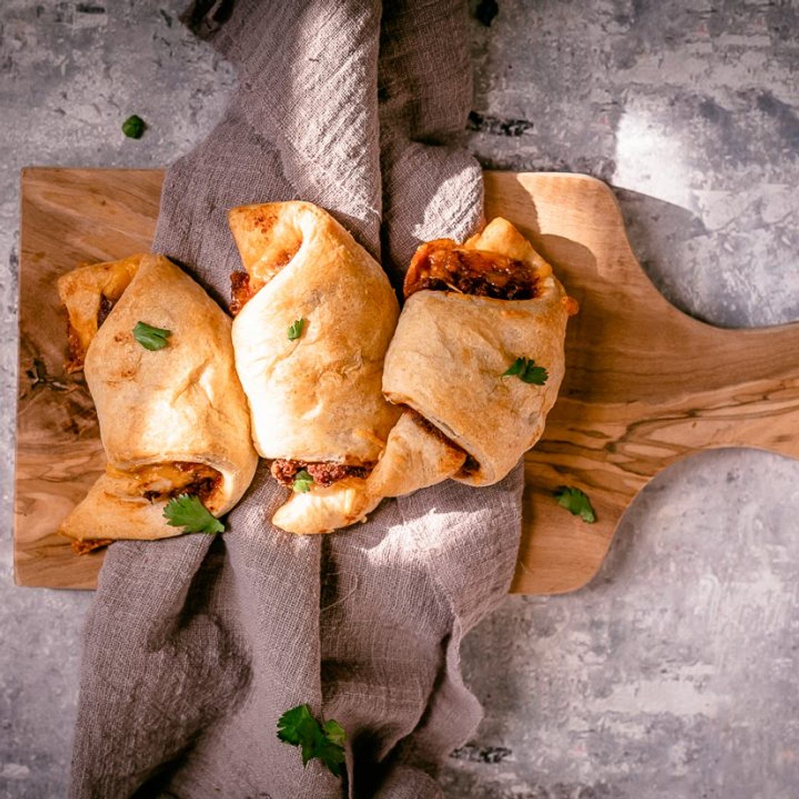 Venison Stuffed Crescent Rolls