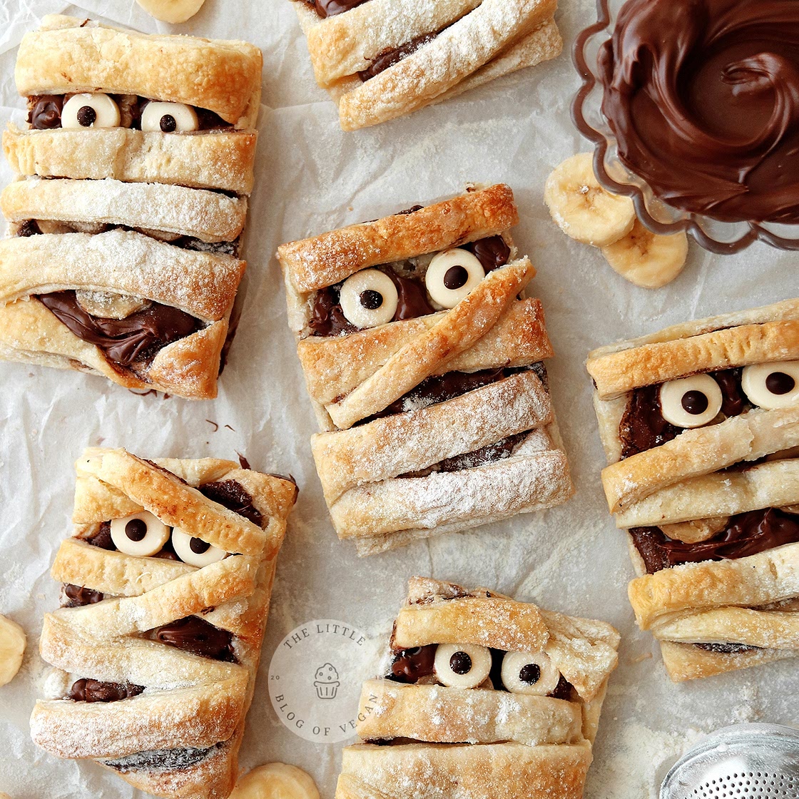 Nutella Mummy Hand Pies