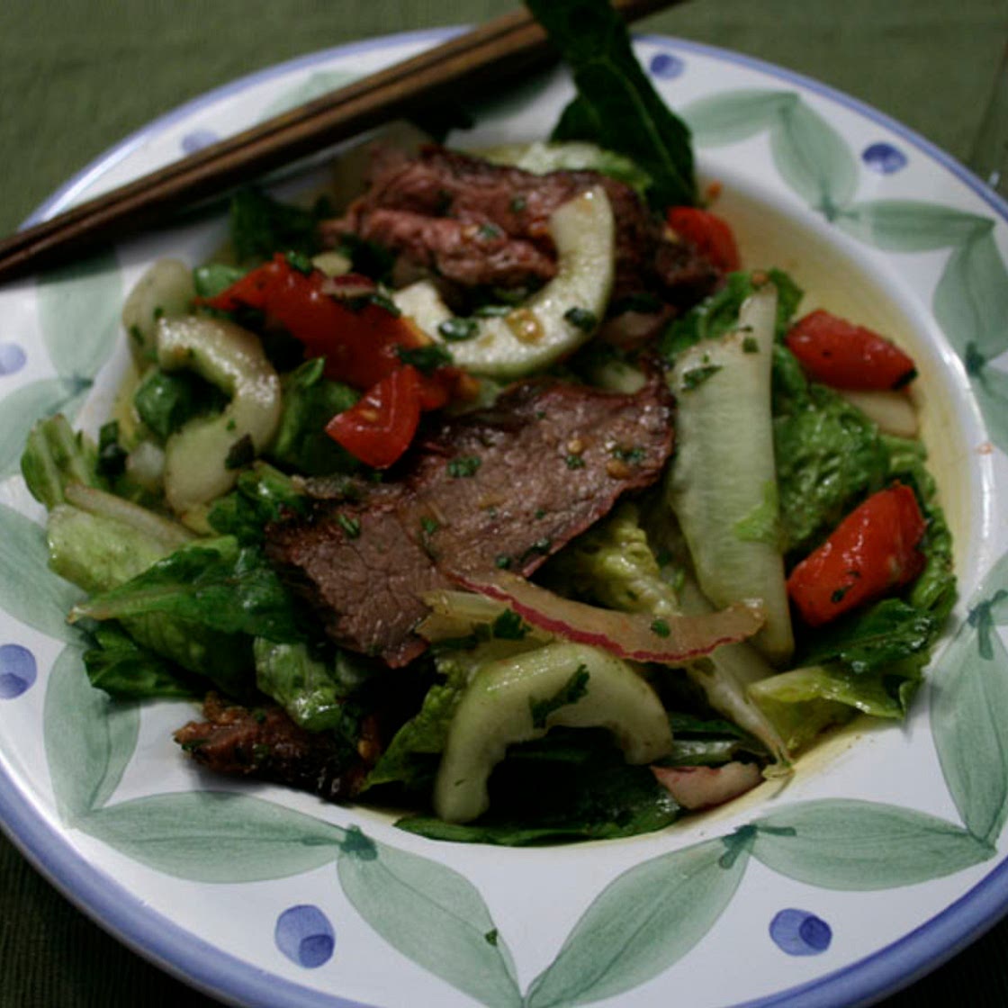 Thai Salad with Grilled Flank Steak