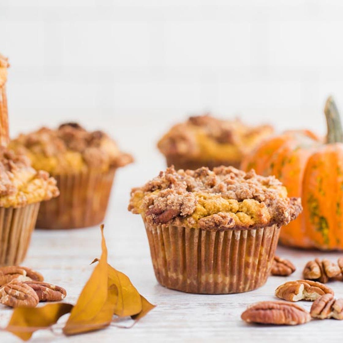 Keto Pumpkin Pecan Muffins