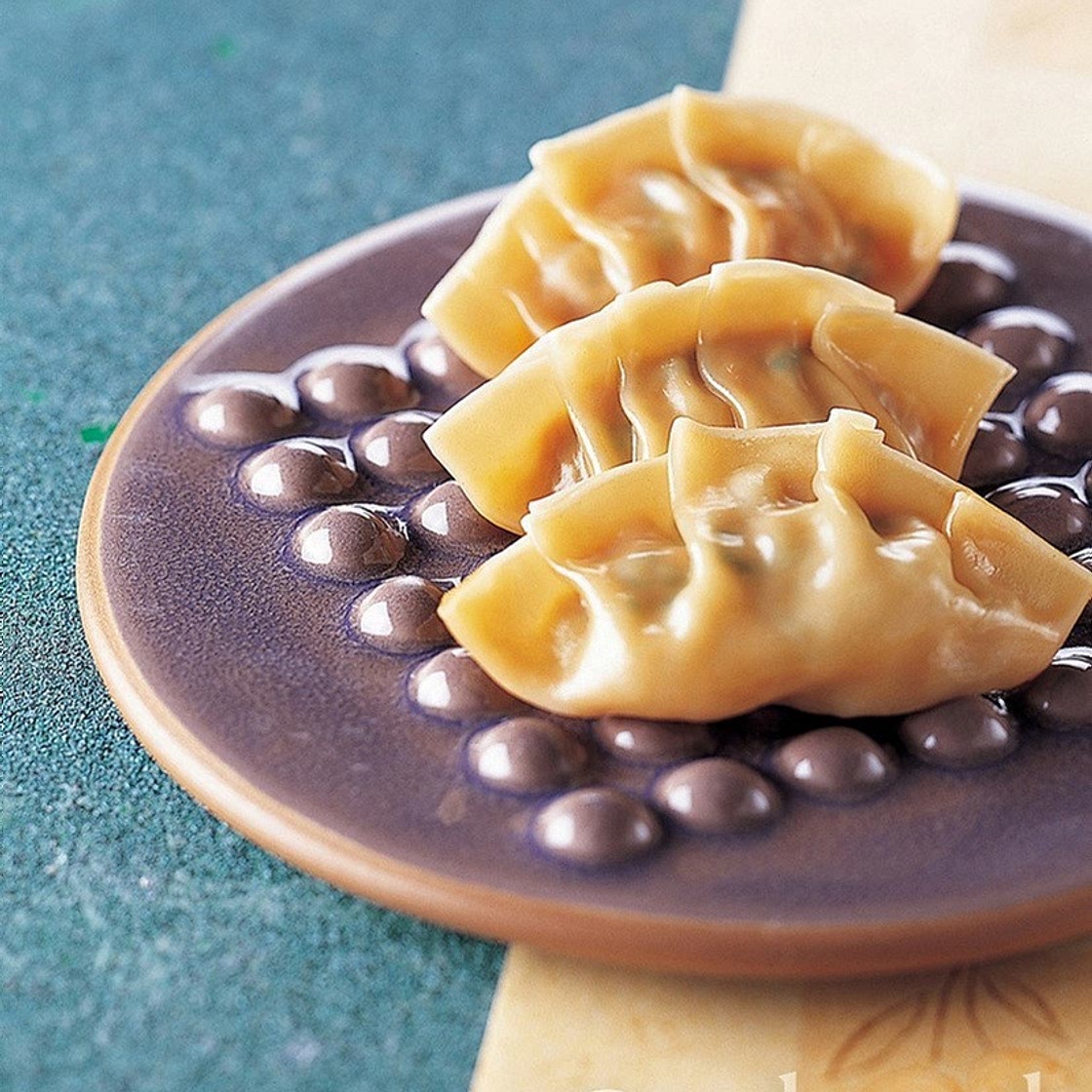 데리야키 소스를 넣어 만든 찜만두 만드는 법