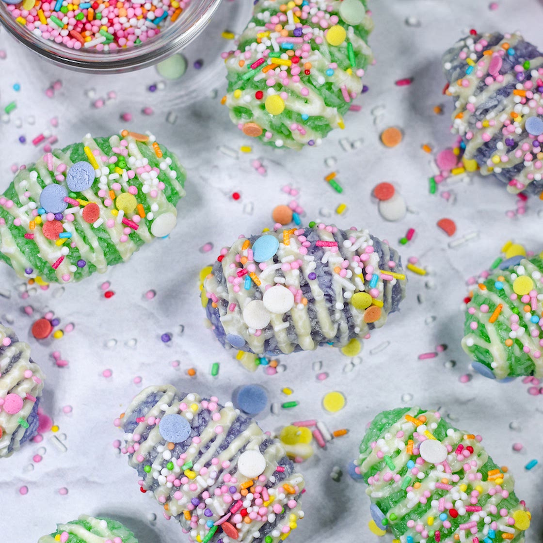 Chewy Coconut Easter Eggs Recipe