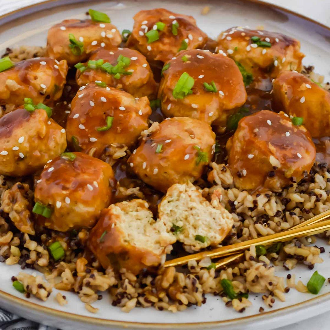 Asian Chicken Meatballs