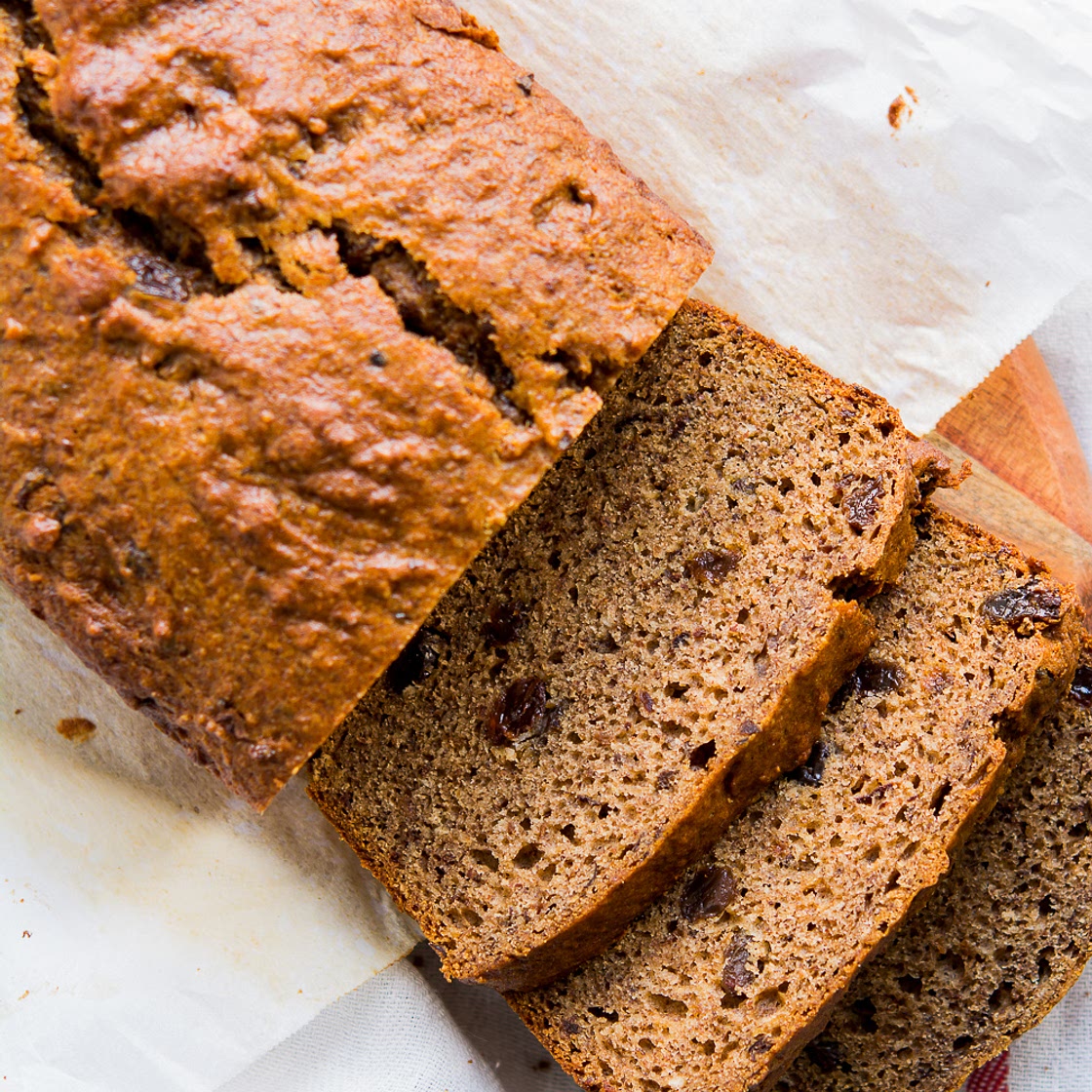 Banana Bread with Prunes & Milled Flaxseed