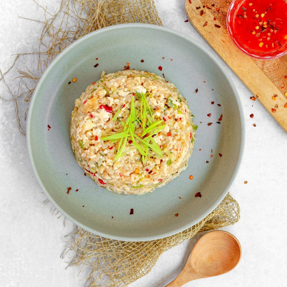 Chili Jam Tofu Fried Rice