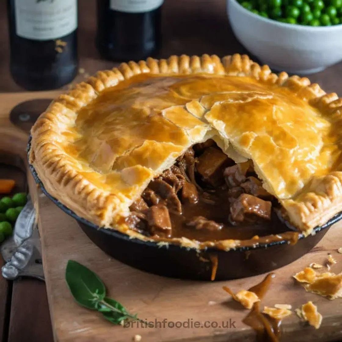 British Steak & Ale Pie (Pub-Style Recipe)