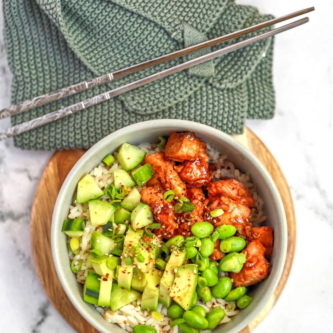 Teriyaki Salmon Bowl