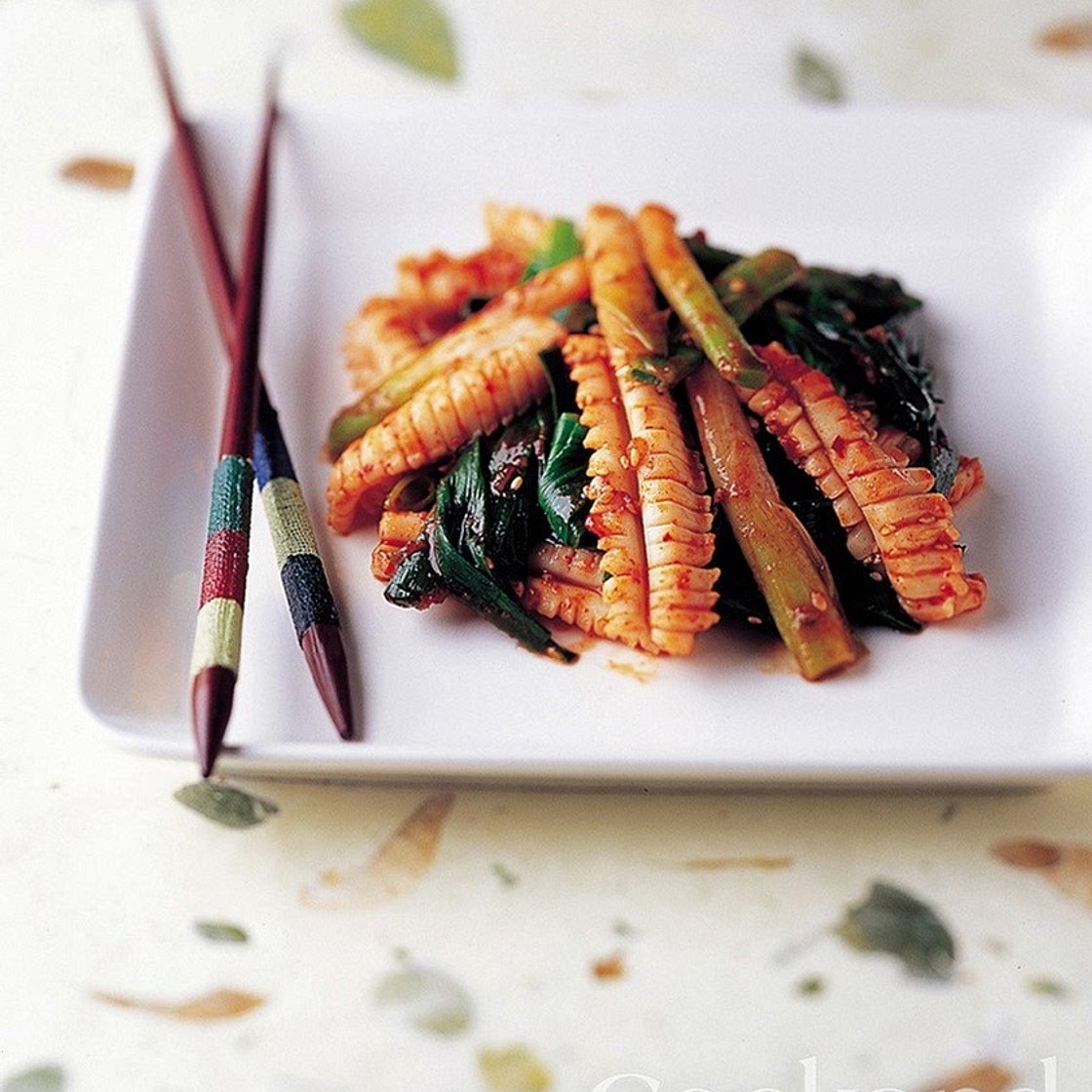 풋마늘 오징어무침 만드는 법