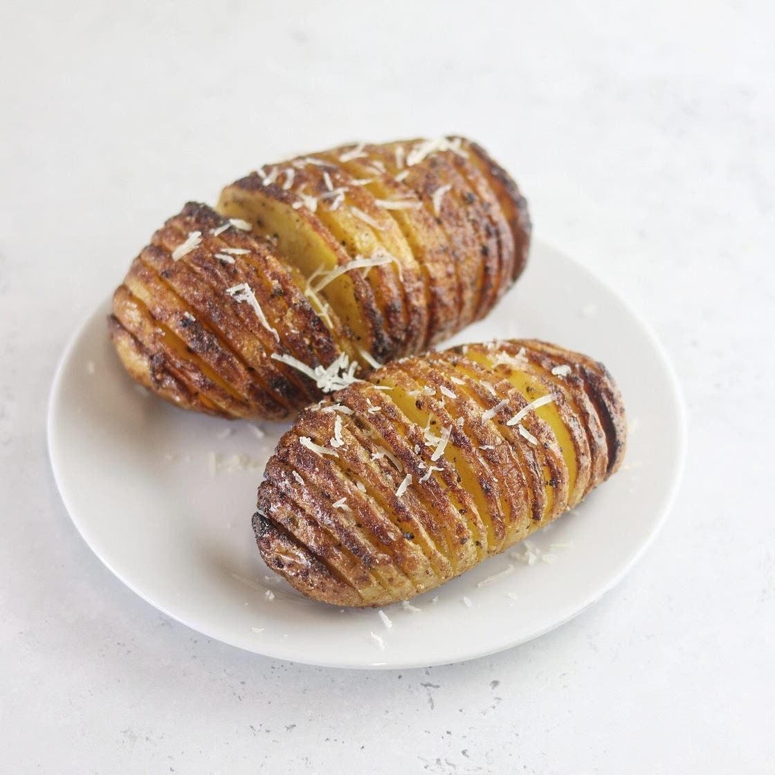 Air Fryer Hasselback Potatoes