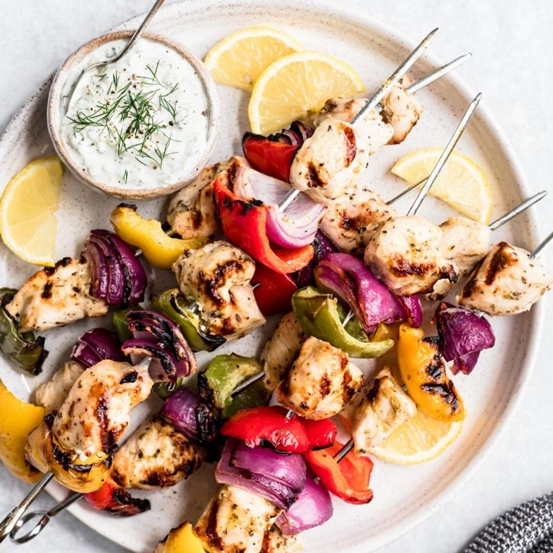 Greek Chicken Kabobs