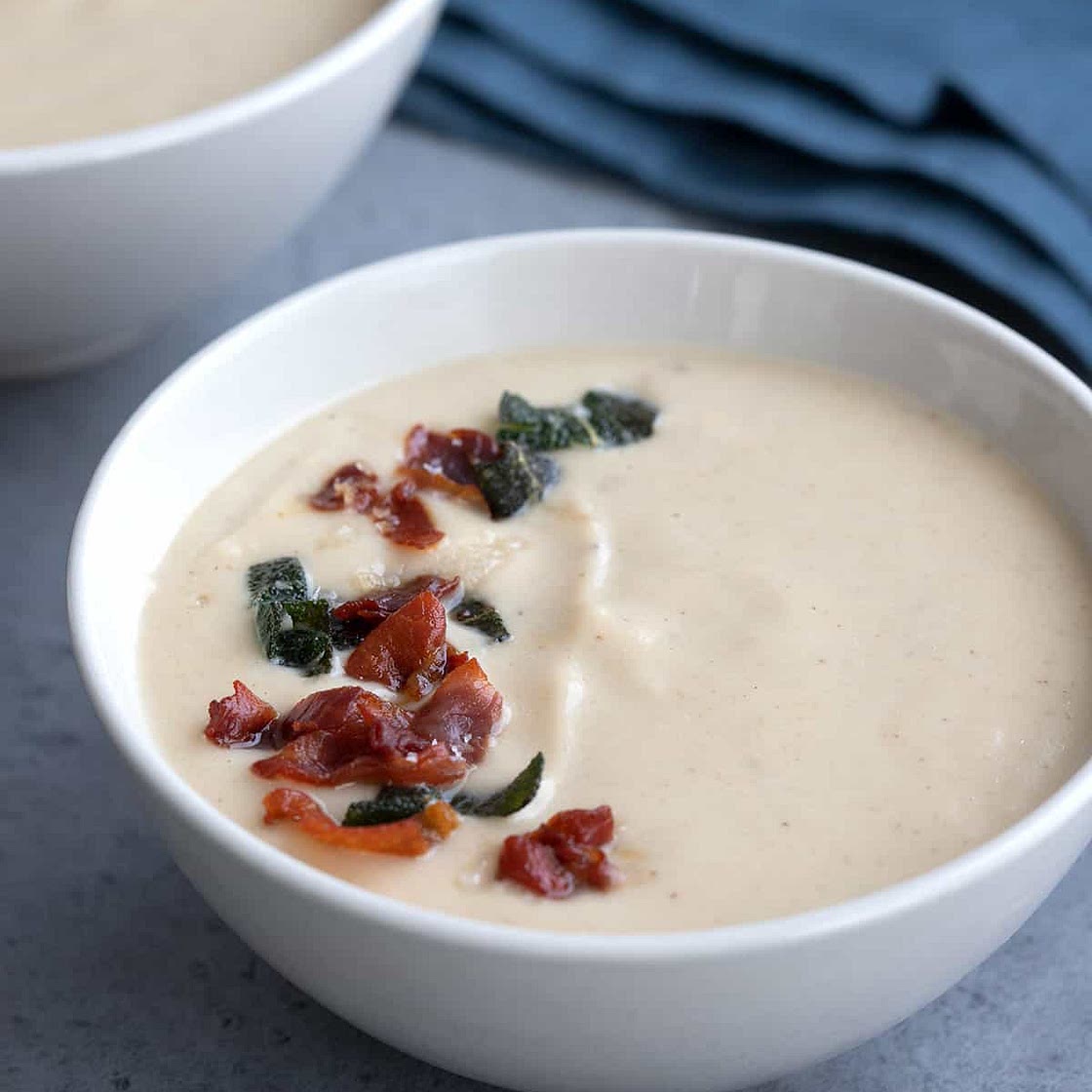 Roasted Cauliflower Soup Recipe