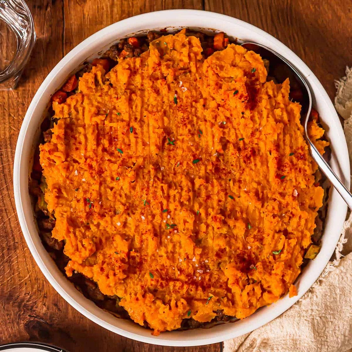 Shepherd's Pie with Sweet Potato