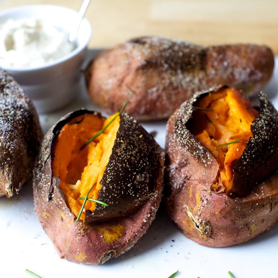 Slow-Roasted Sweet Potatoes