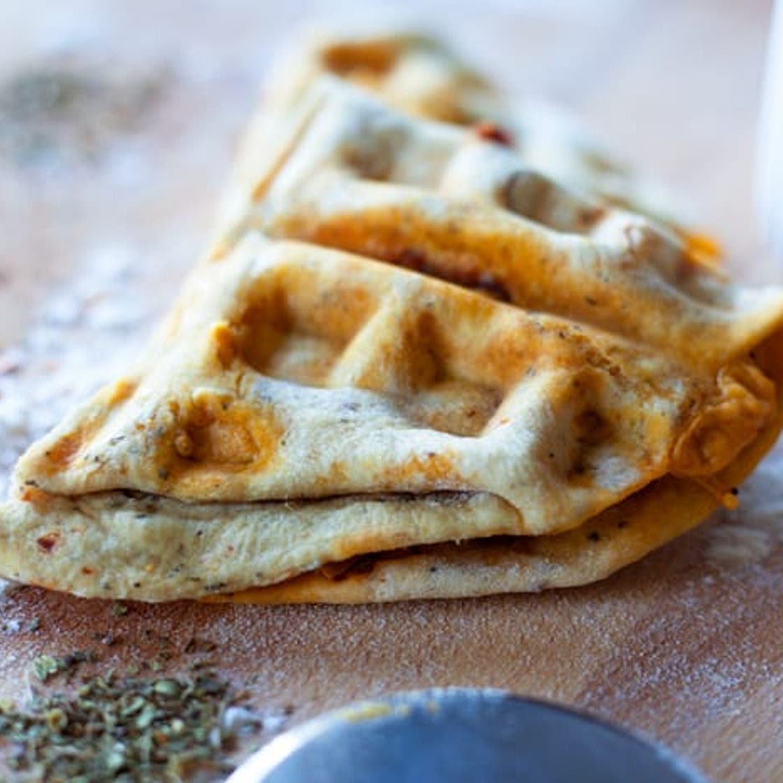 Hot to Make Waffle Iron Pizza