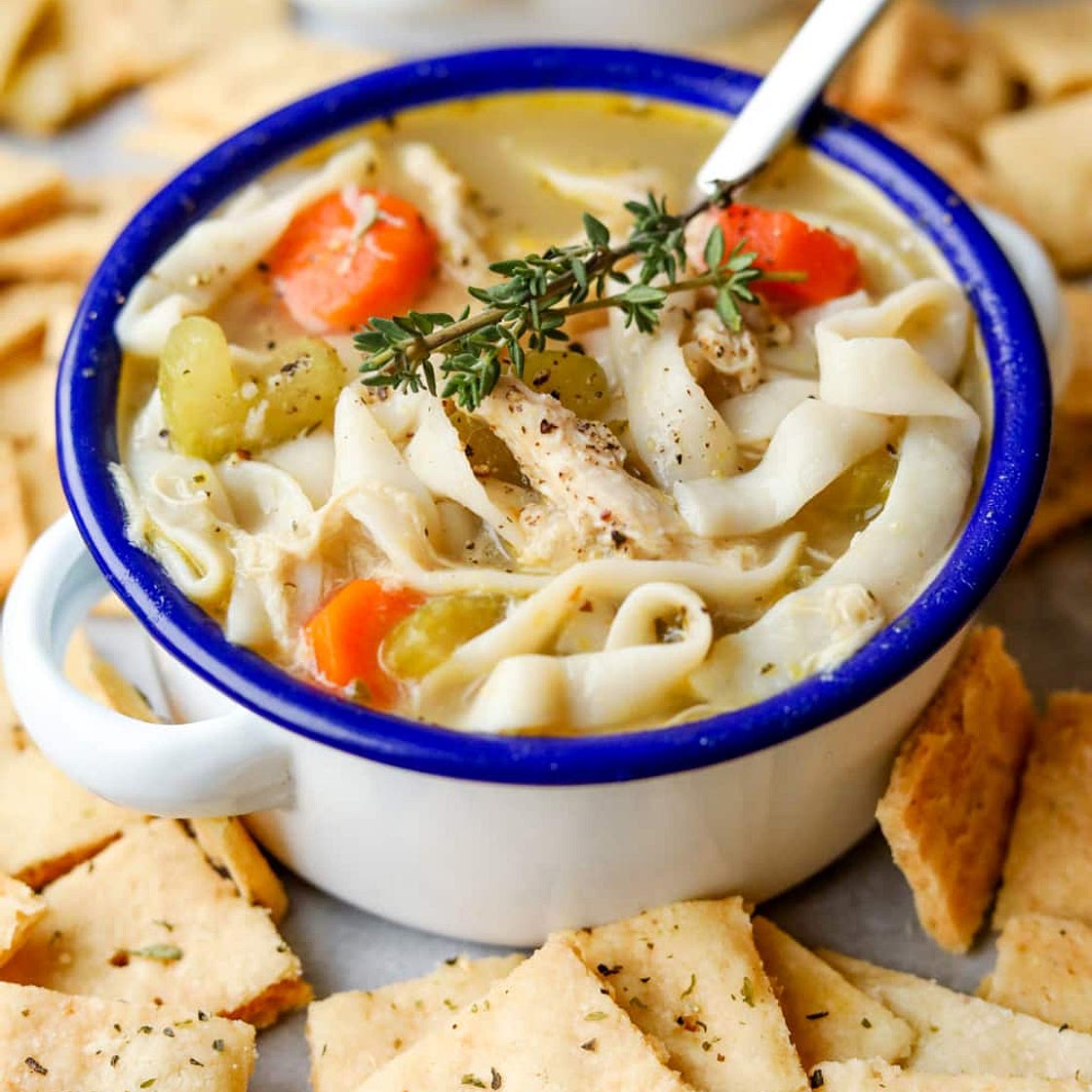 Keto Chicken Noodle Soup | One of The Best Keto Soup Recipes You Can Make