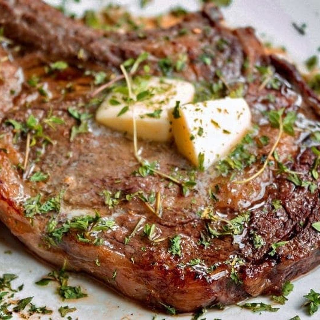 Air Fryer Bone-in Ribeye Steak