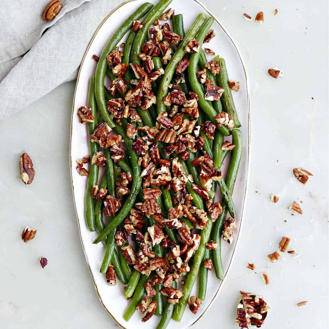 Green Beans with Pecans