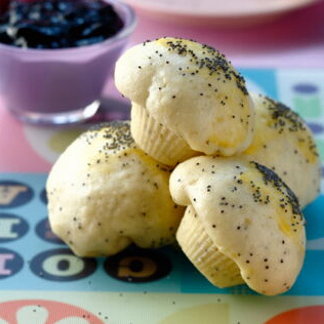 Brioche vapeur aux graines de pavot