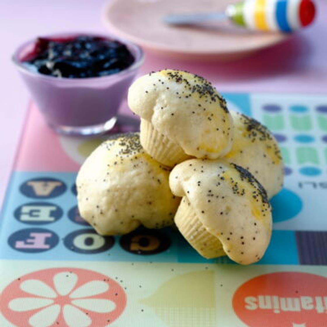 Brioche vapeur aux graines de pavot