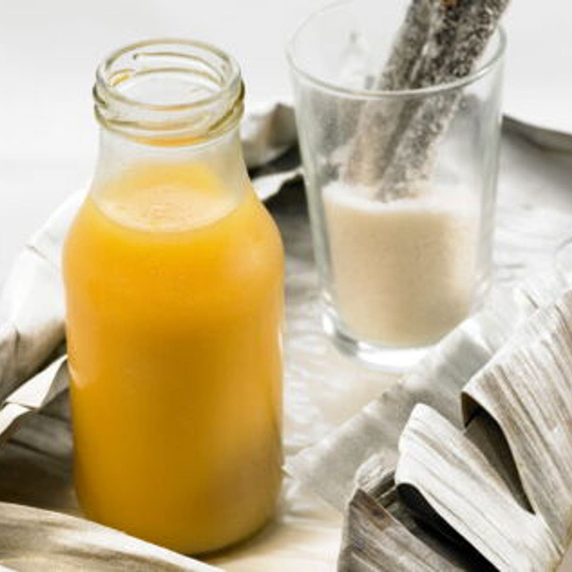 Smoothie pêche mangue