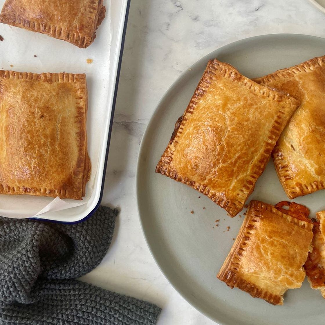 Air fryer Hawaiian pizza pop tarts recipe