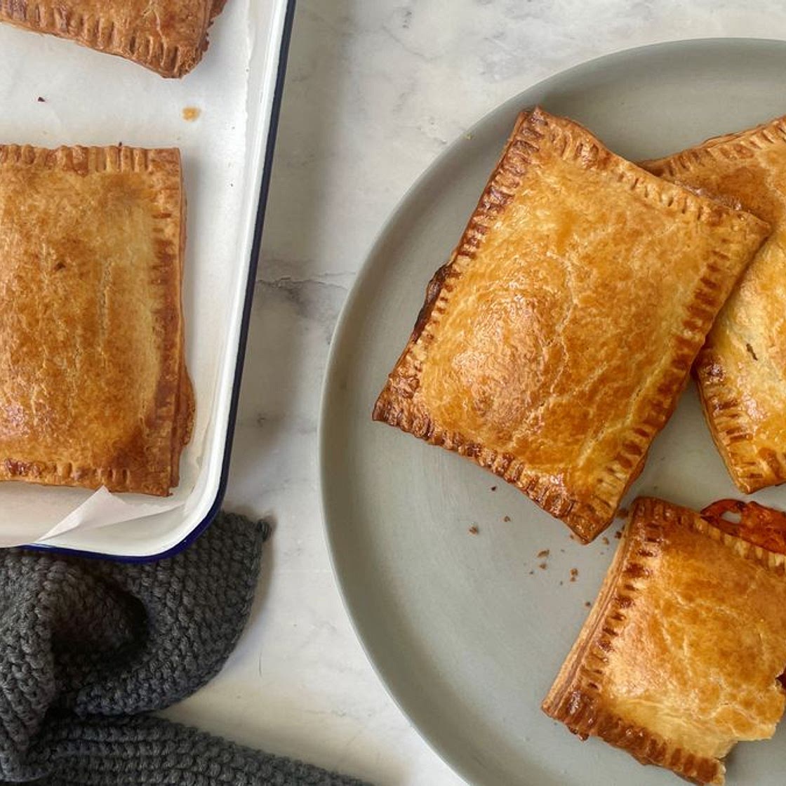 Air fryer Hawaiian pizza pop tarts recipe