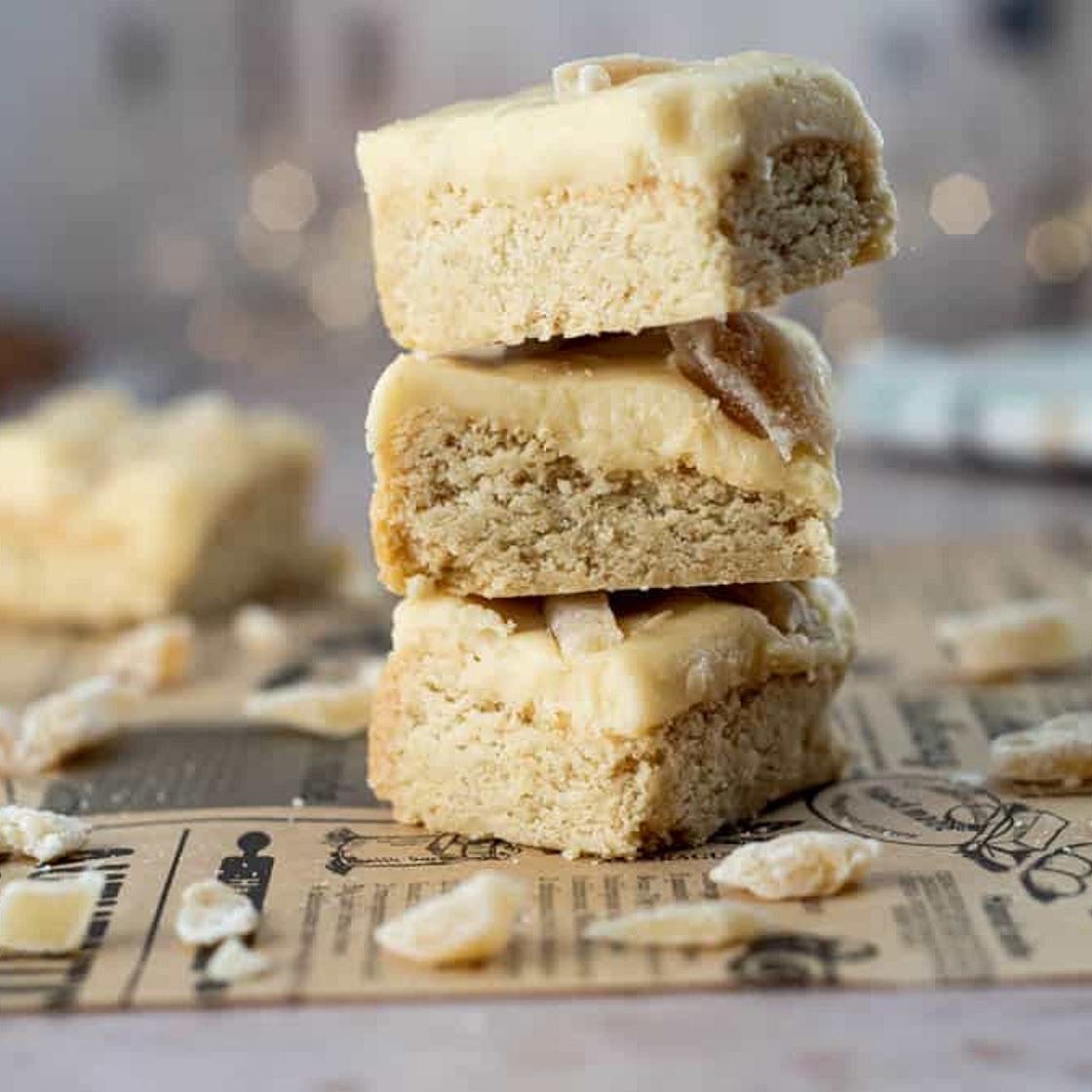 How to Make Simple Ginger Crunch Slices - Oat Free