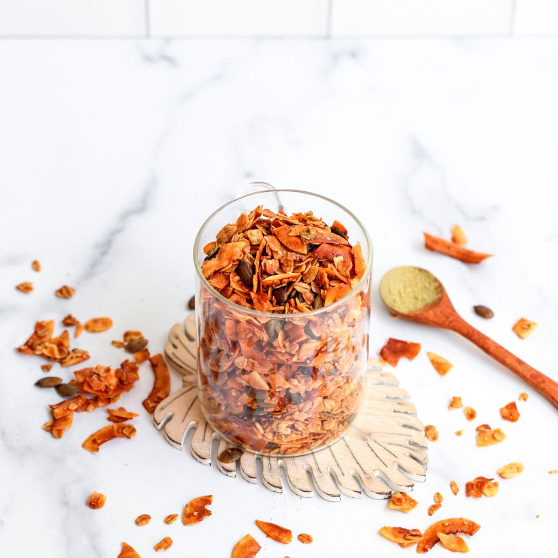 Matcha Coconut Granola