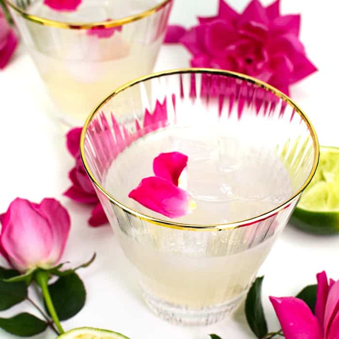 Elderflower Rose Gimlet