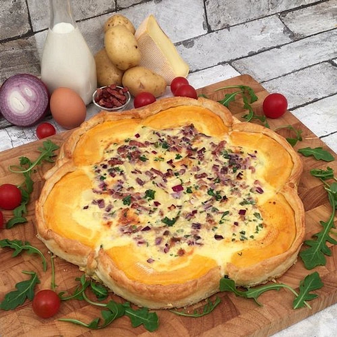 Tarte fleur Reblochon d’Aurore
