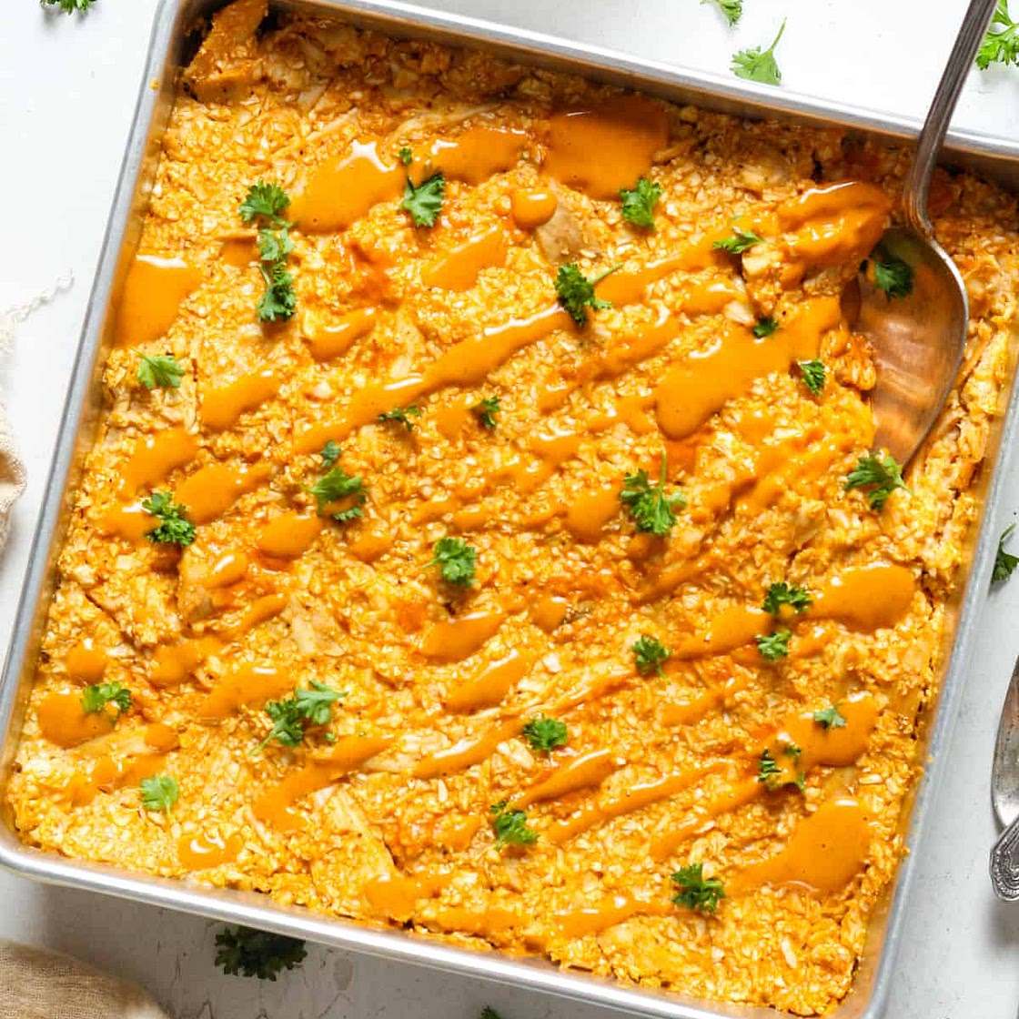 Buffalo Chicken Casserole