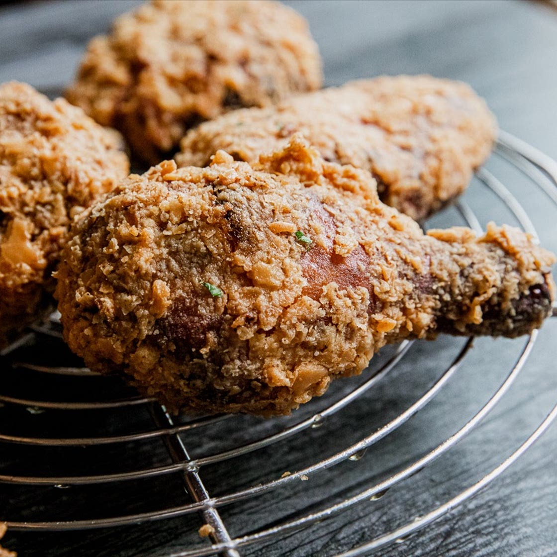 Brined Smoked and Fried Chicken