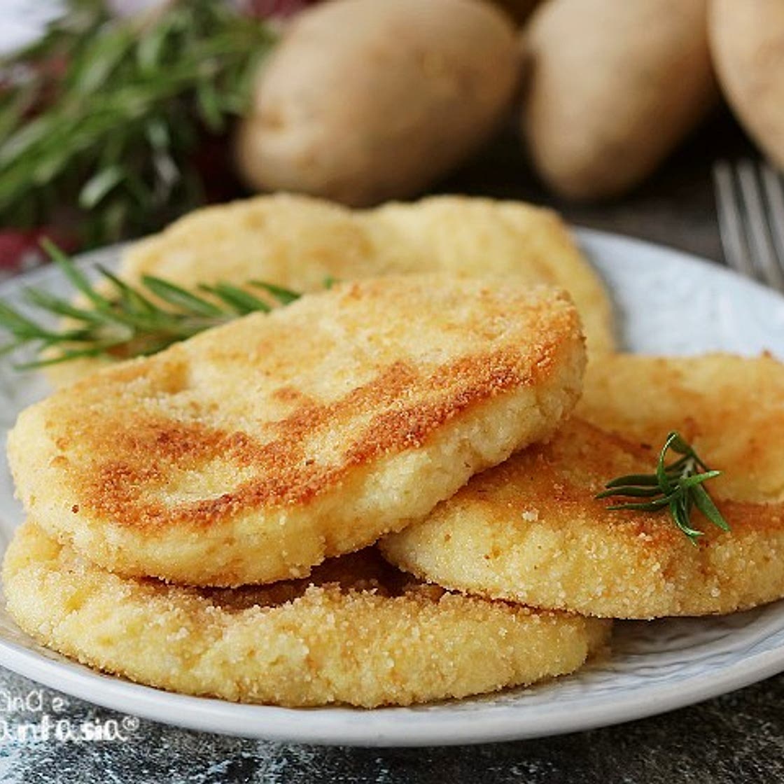 COTOLETTE DI PATATE E RICOTTA