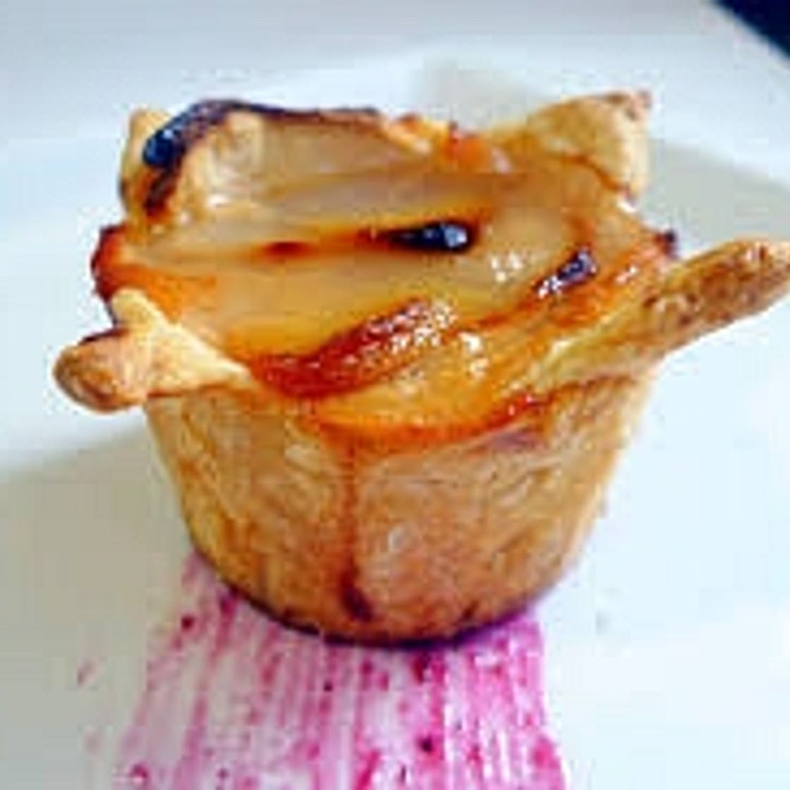 Tarta de manzana individual