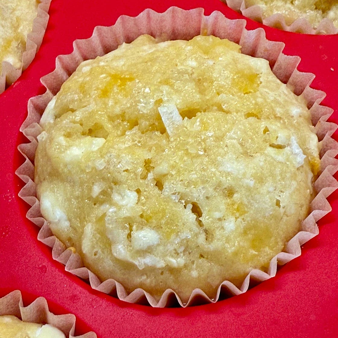 Pina Colada Protein Muffins