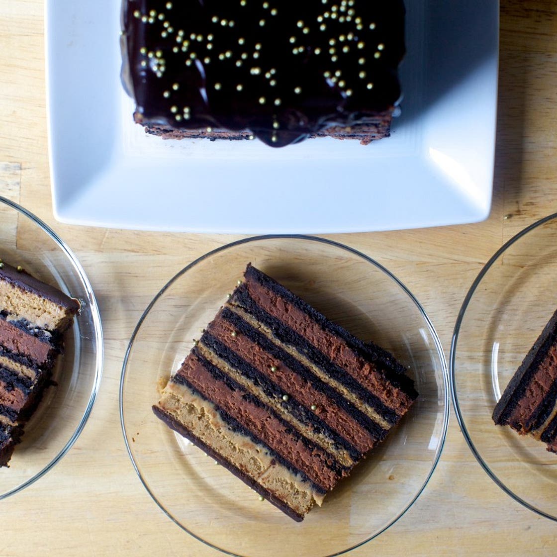 Layered Mocha Cheesecake
