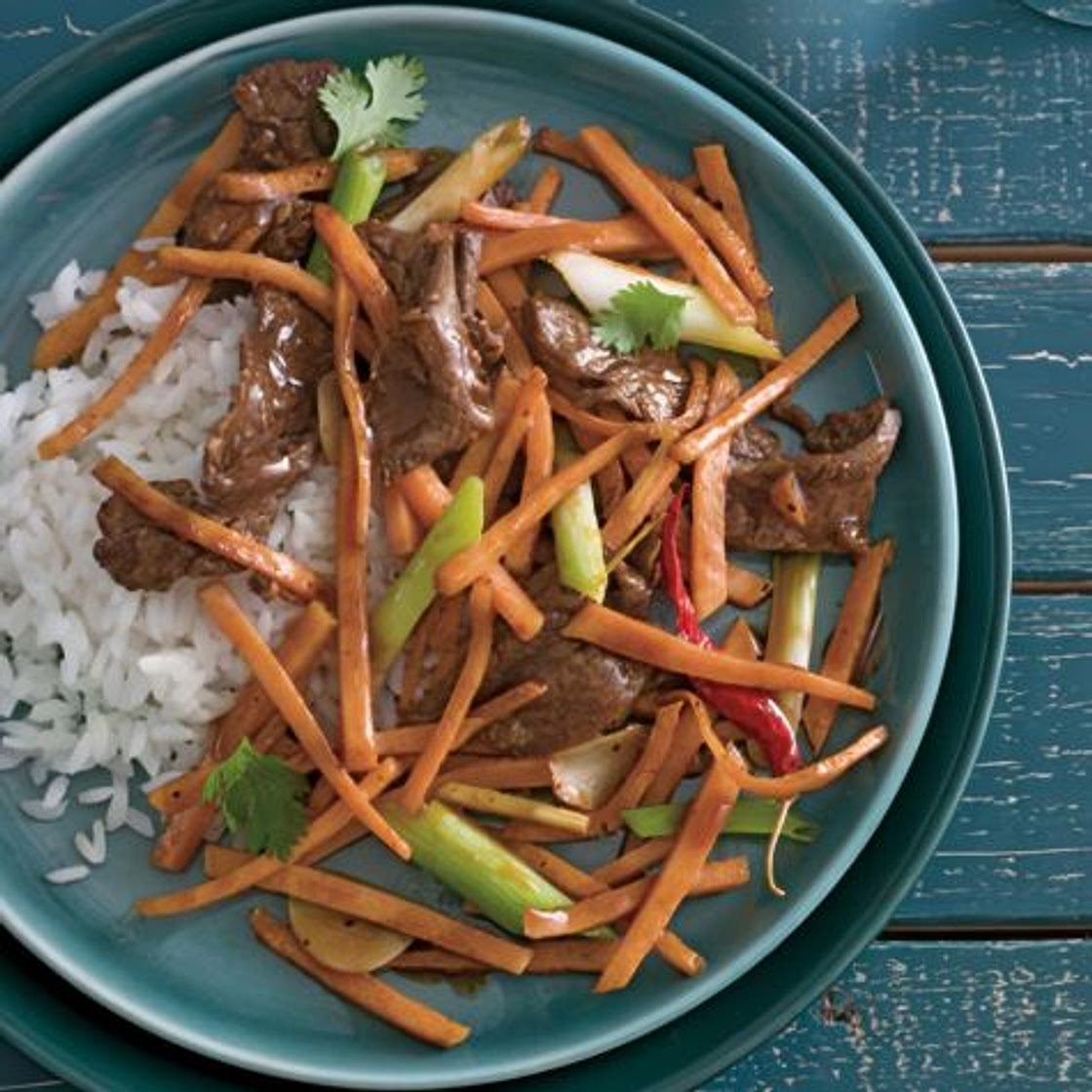 Beef and Sweet Potato Stir-Fry