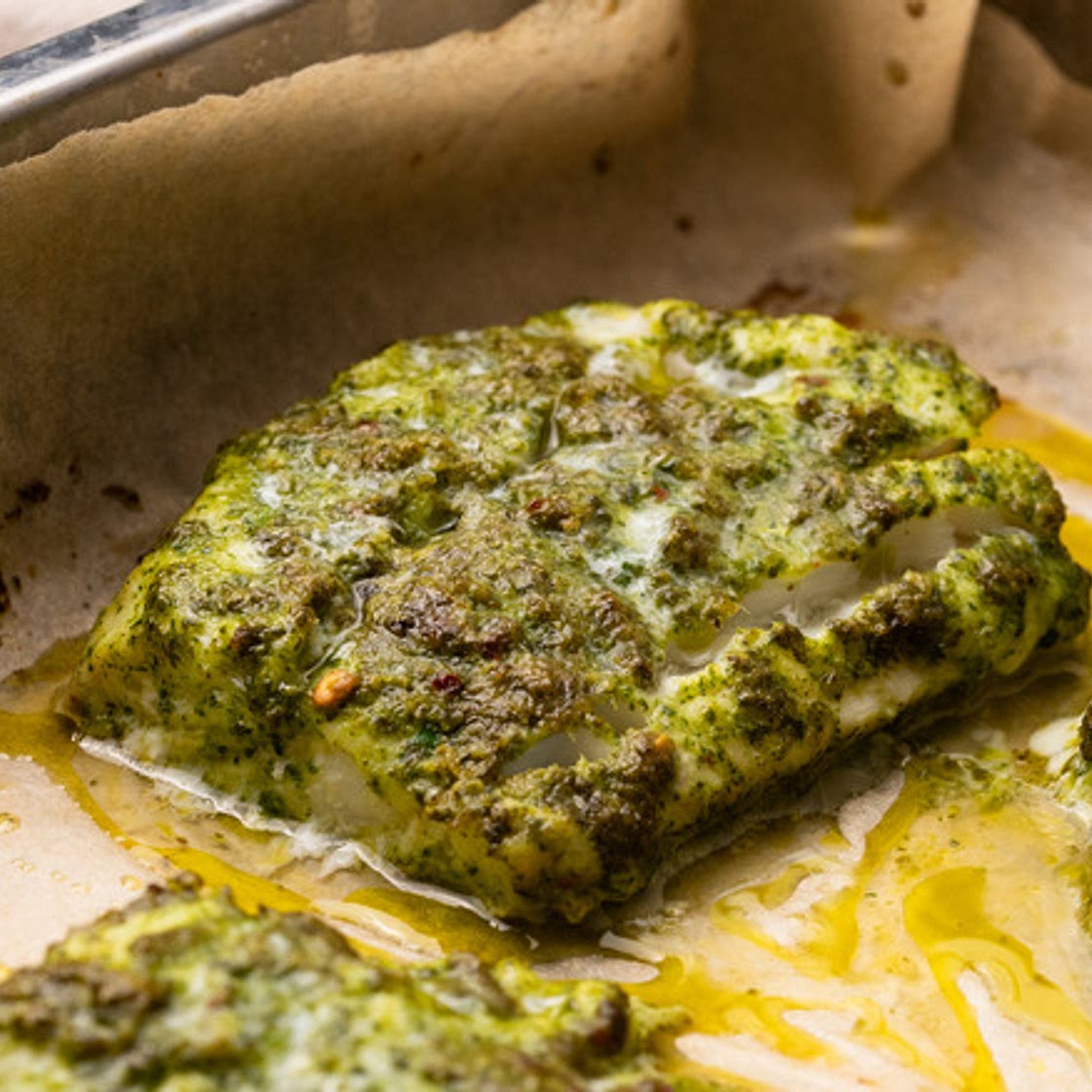 Baked Ginger and Mint Cod Recipe