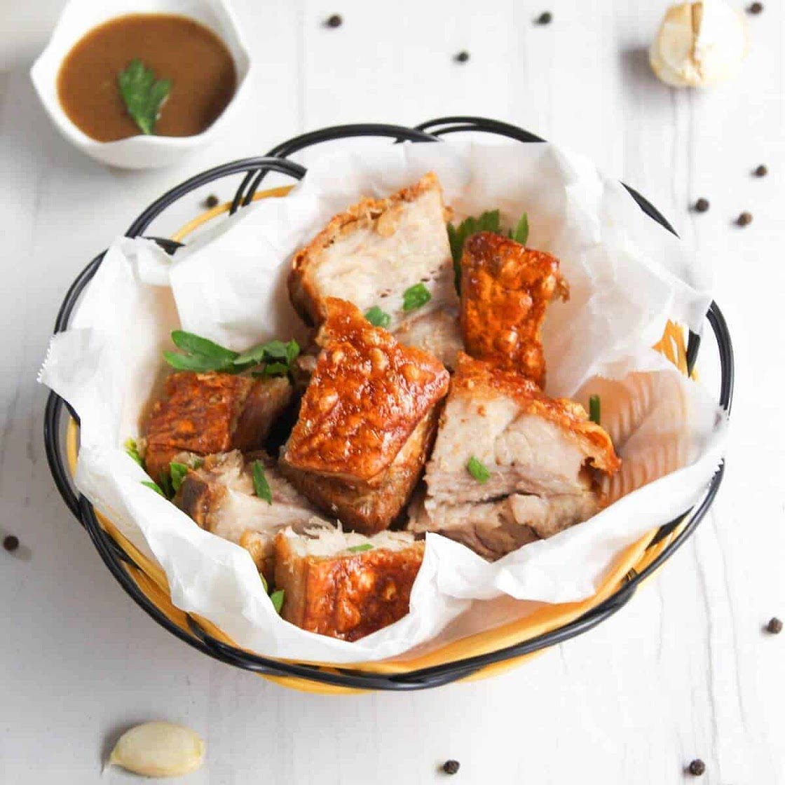Air Fryer Pork Belly (Lechon Kawali)
