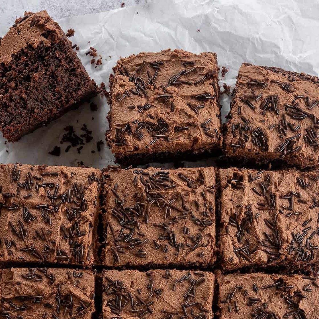 My Gluten Free Chocolate Traybake Recipe