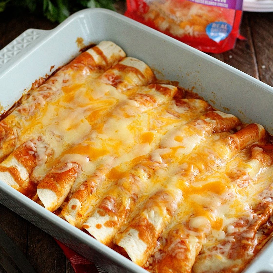 5 Ingredient Beef Enchiladas