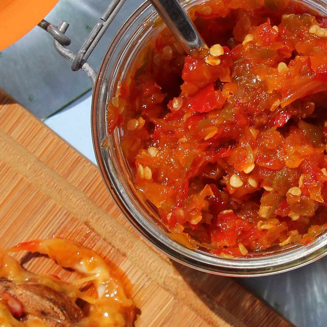 Sweet and Spicy Pepper Relish