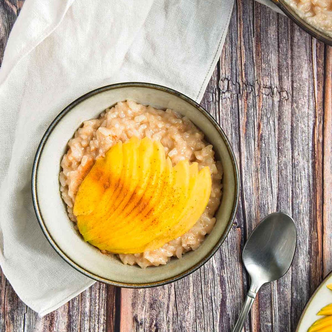 Rice Pudding with Cooked Rice