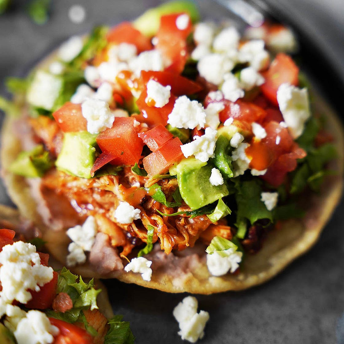 Chipotle Chicken Tostadas Recipe